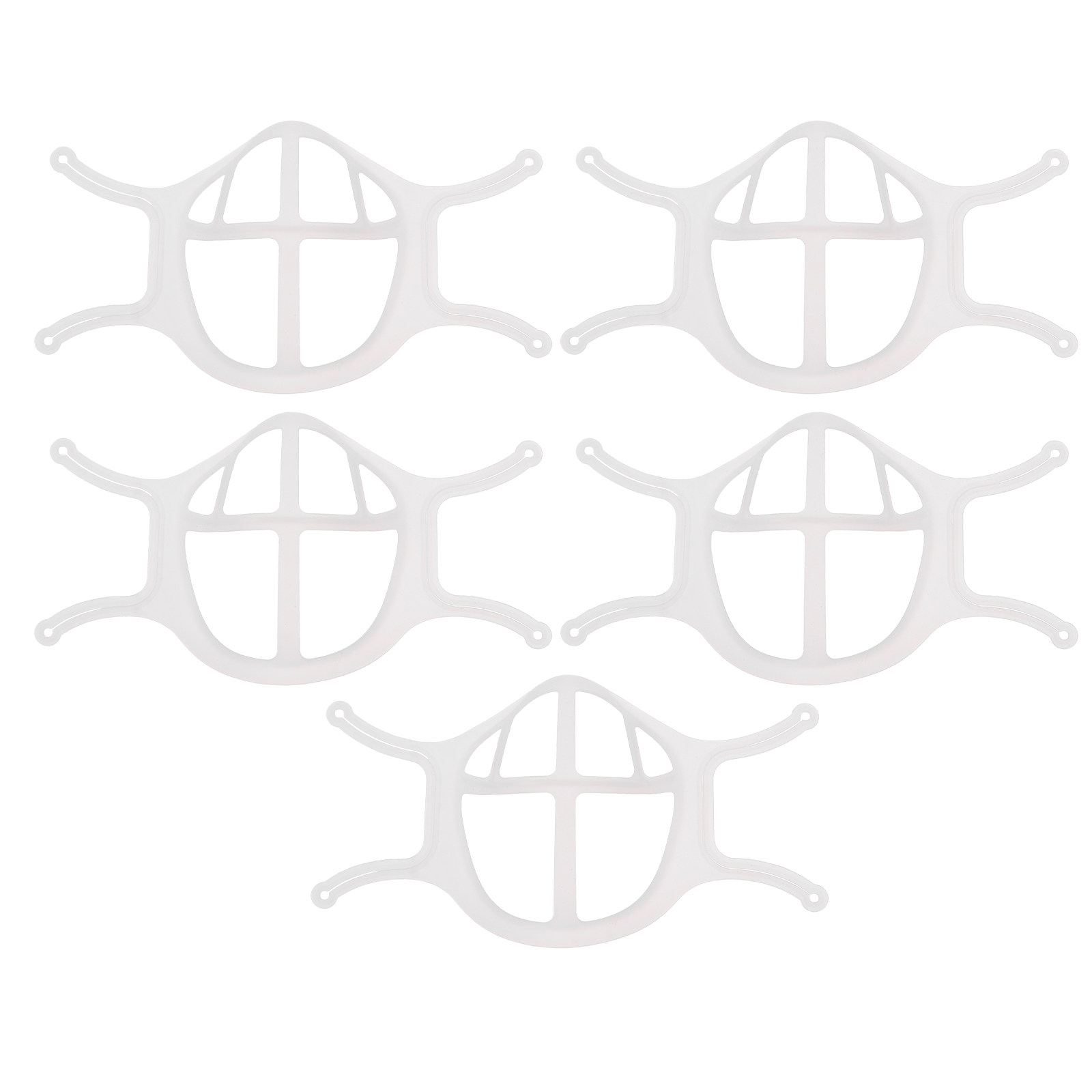 Silicone Mask Bracket - ที่ยึดหน้ากากซิลิโคน 3D 5 ชิ้น รองรับด้านใน ช่วยให้สวมใส่สบาย