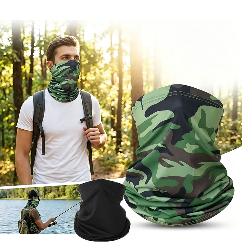 ผ้าพันคอไหมน้ำแข็งสำหรับฤดูร้อ - Neck Gaiter Face Cover บทวิจารณ์และราคา