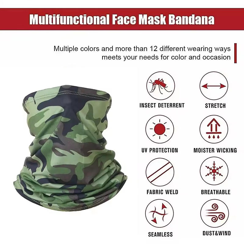 ผ้าพันคอไหมน้ำแข็งสำหรับฤดูร้อ - Neck Gaiter Face Cover บทวิจารณ์และราคา