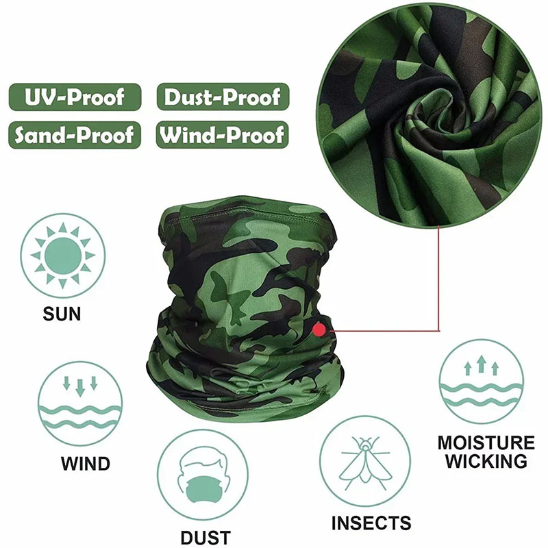 ผ้าพันคอไหมน้ำแข็งสำหรับฤดูร้อ - Neck Gaiter Face Cover บทวิจารณ์และราคา