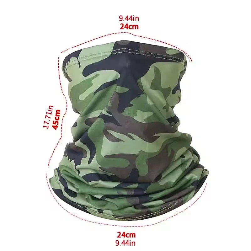 ผ้าพันคอไหมน้ำแข็งสำหรับฤดูร้อ - Neck Gaiter Face Cover บทวิจารณ์และราคา