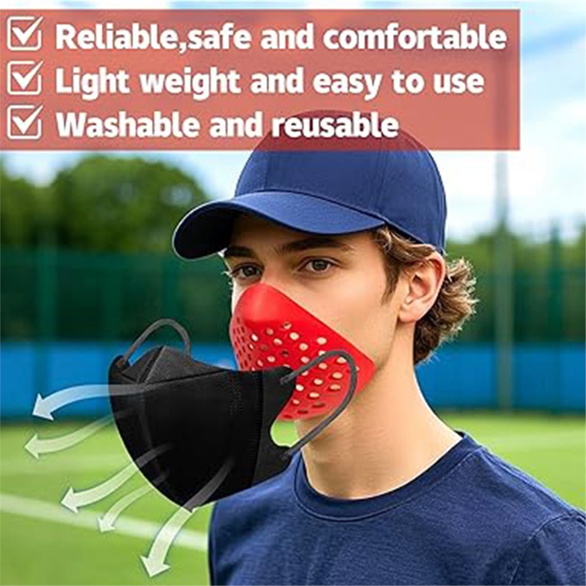 ชุดโครงซิลิโคน 3 มิติ 4 ชิ้น ส - Silicone Mask Bracket บทวิจารณ์และราคา
